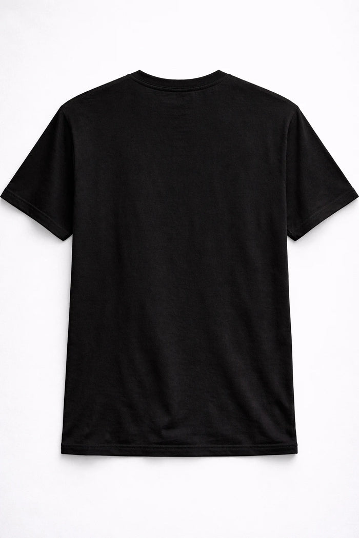 Boyfriend Beater Regular Fit T-Shirt for Women – Black Graphic Tee with Red Bold Print