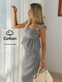 Black & White Plaid Co-Ord Set