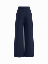 High Rise Straight Leg Trousers