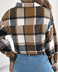 Rustic Plaid Cropped jacket