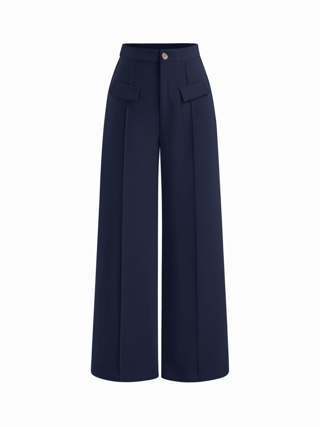 High Rise Straight Leg Trousers