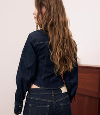 Midnight Denim Corset shirt